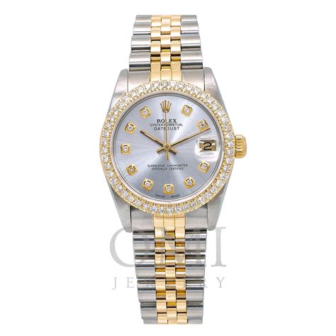 rolex gold and silver datejust|rolex 31mm datejust two tone.